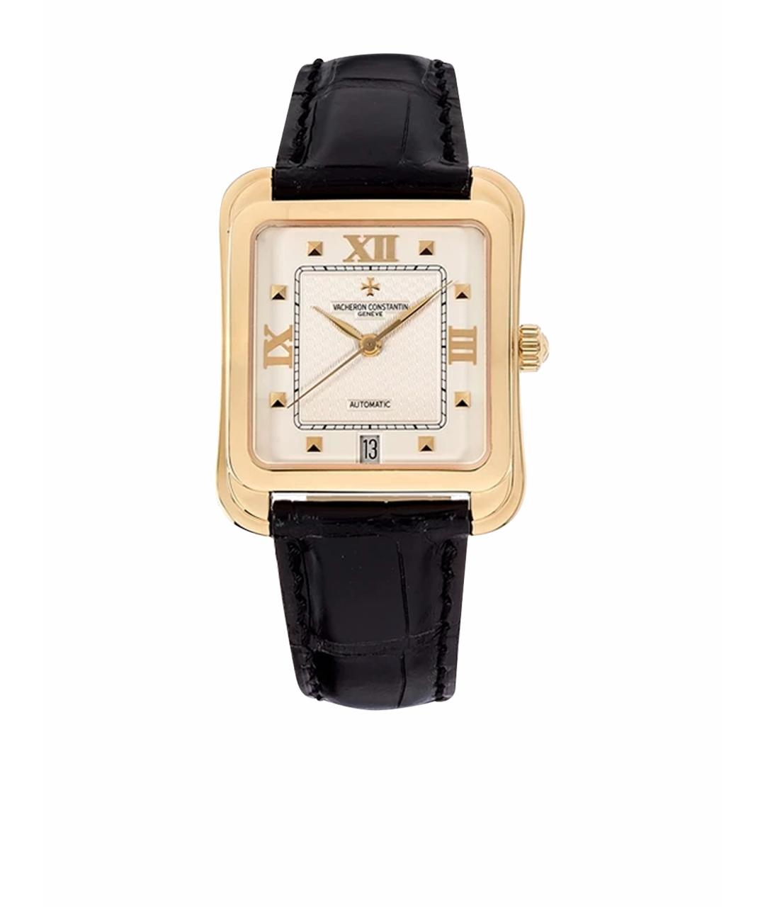 VACHERON CONSTANTIN Черные часы из желтого золота, фото 1