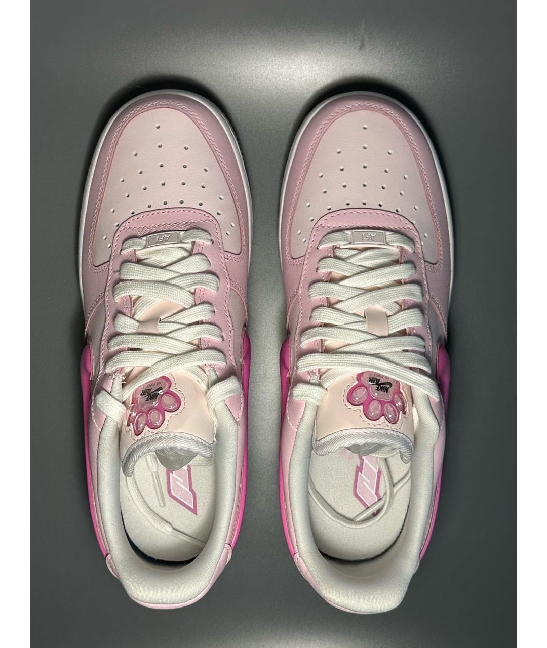 NIKE Розовые кожаные кроссовки, фото 3