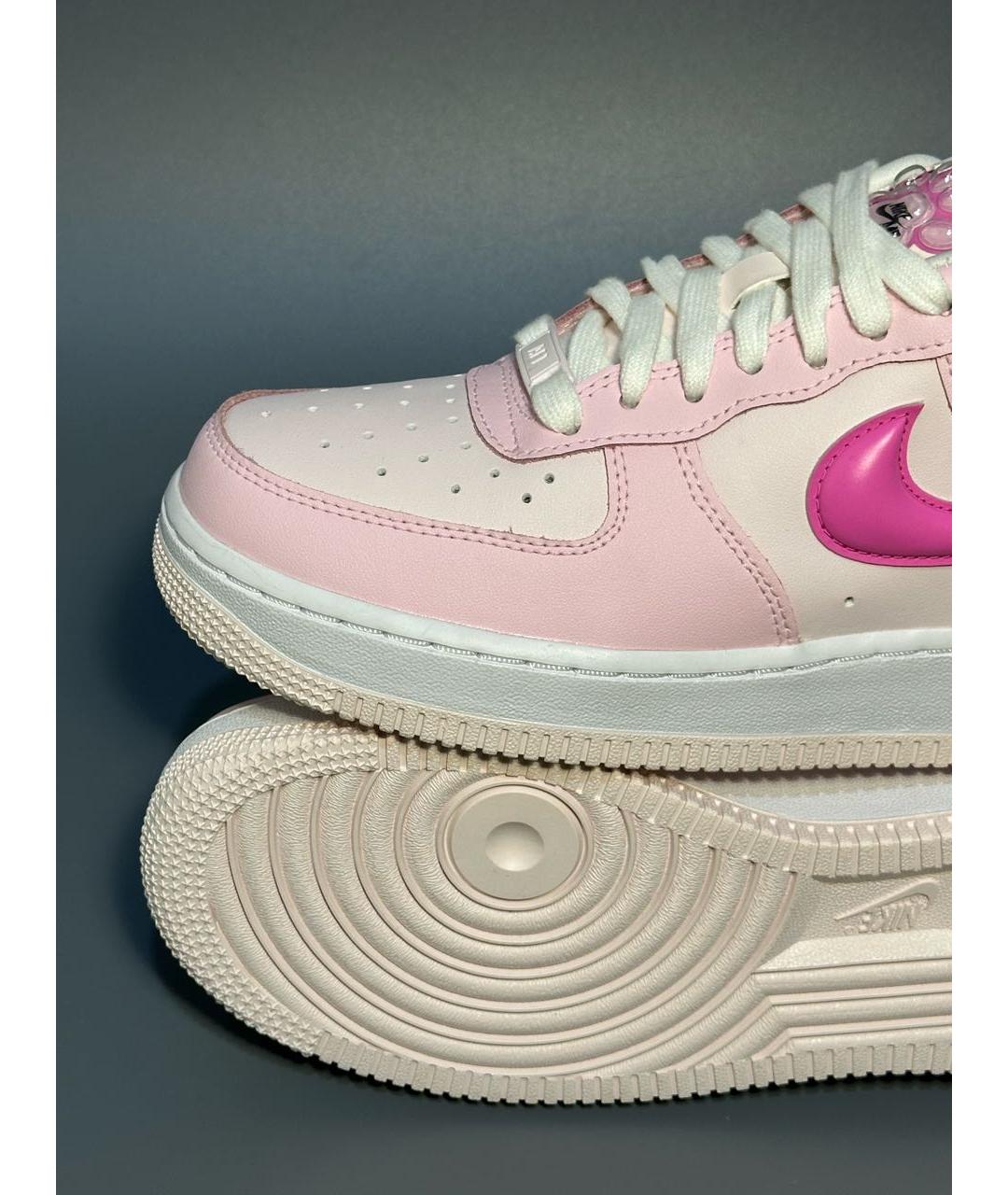 NIKE Розовые кожаные кроссовки, фото 7
