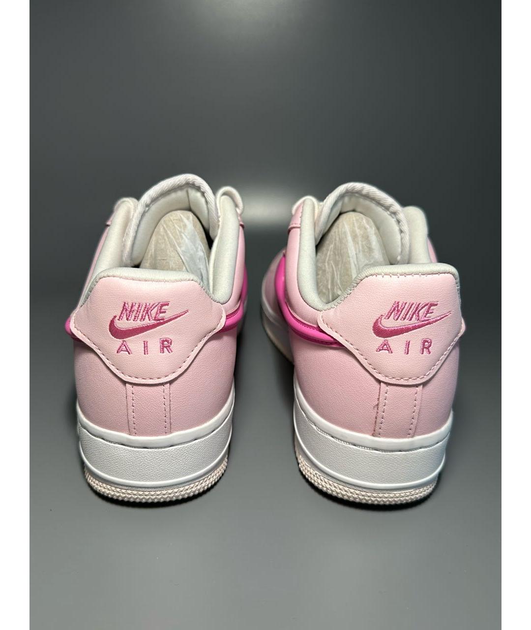 NIKE Розовые кожаные кроссовки, фото 4