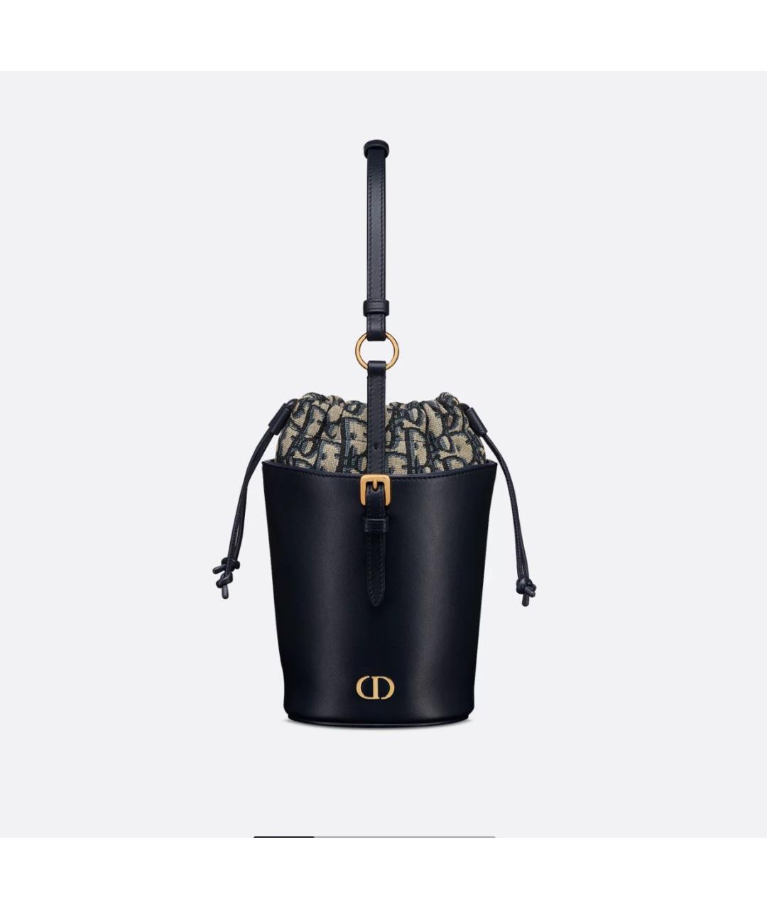 CHRISTIAN DIOR Синяя кожаная сумка тоут, фото 5