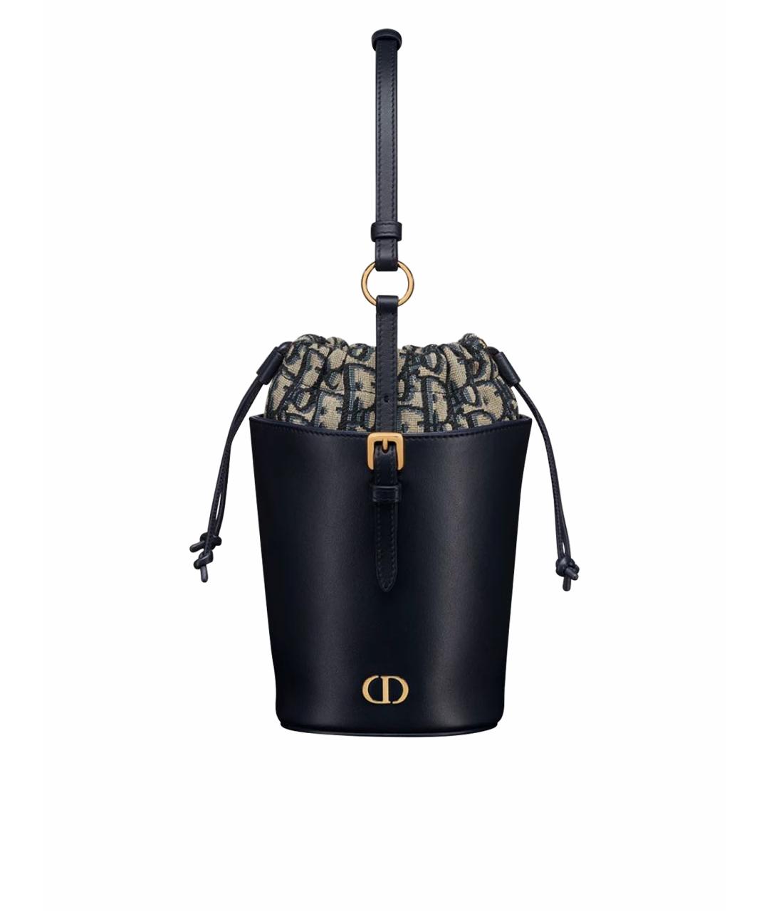 CHRISTIAN DIOR Синяя кожаная сумка тоут, фото 1