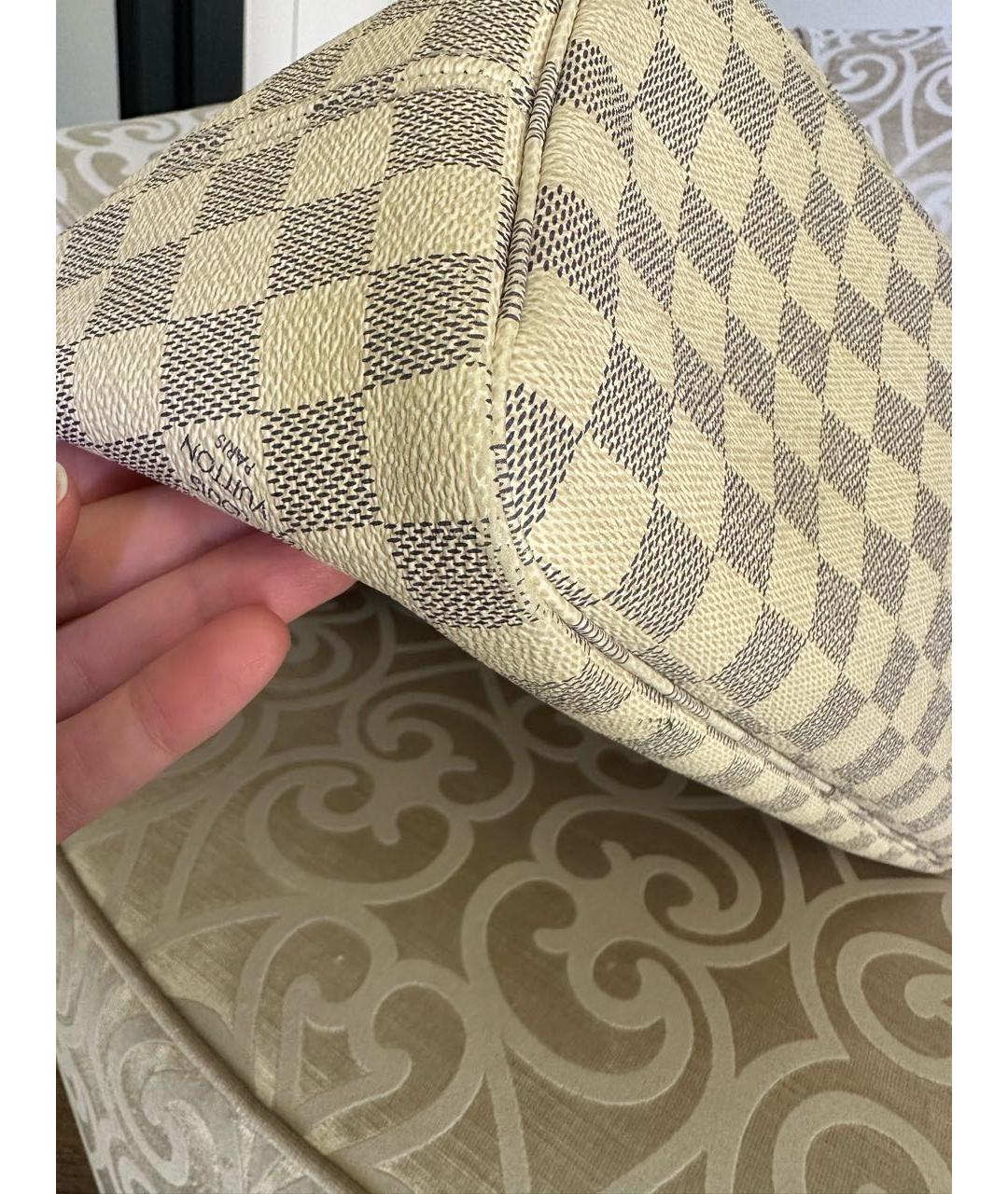 LOUIS VUITTON Белая сумка тоут, фото 4
