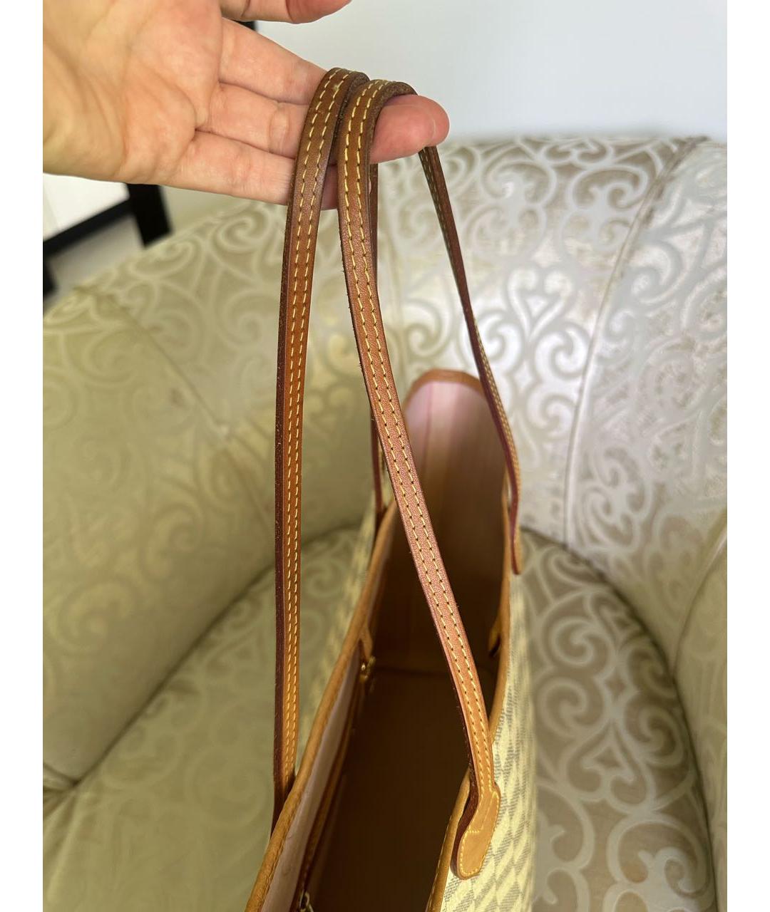 LOUIS VUITTON Белая сумка тоут, фото 8