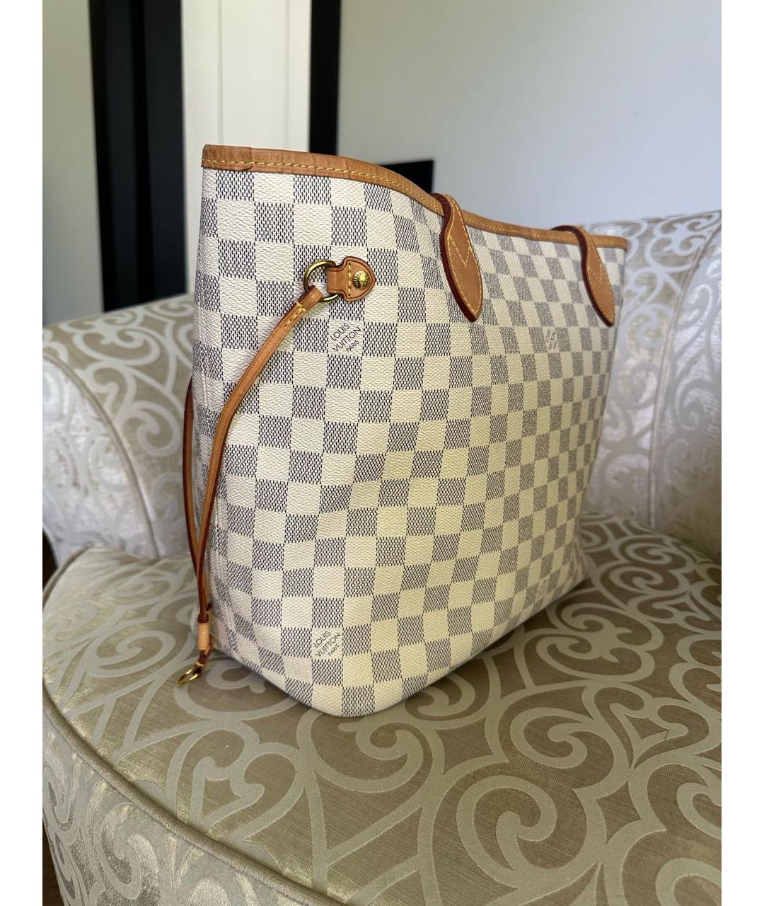LOUIS VUITTON Белая сумка тоут, фото 2