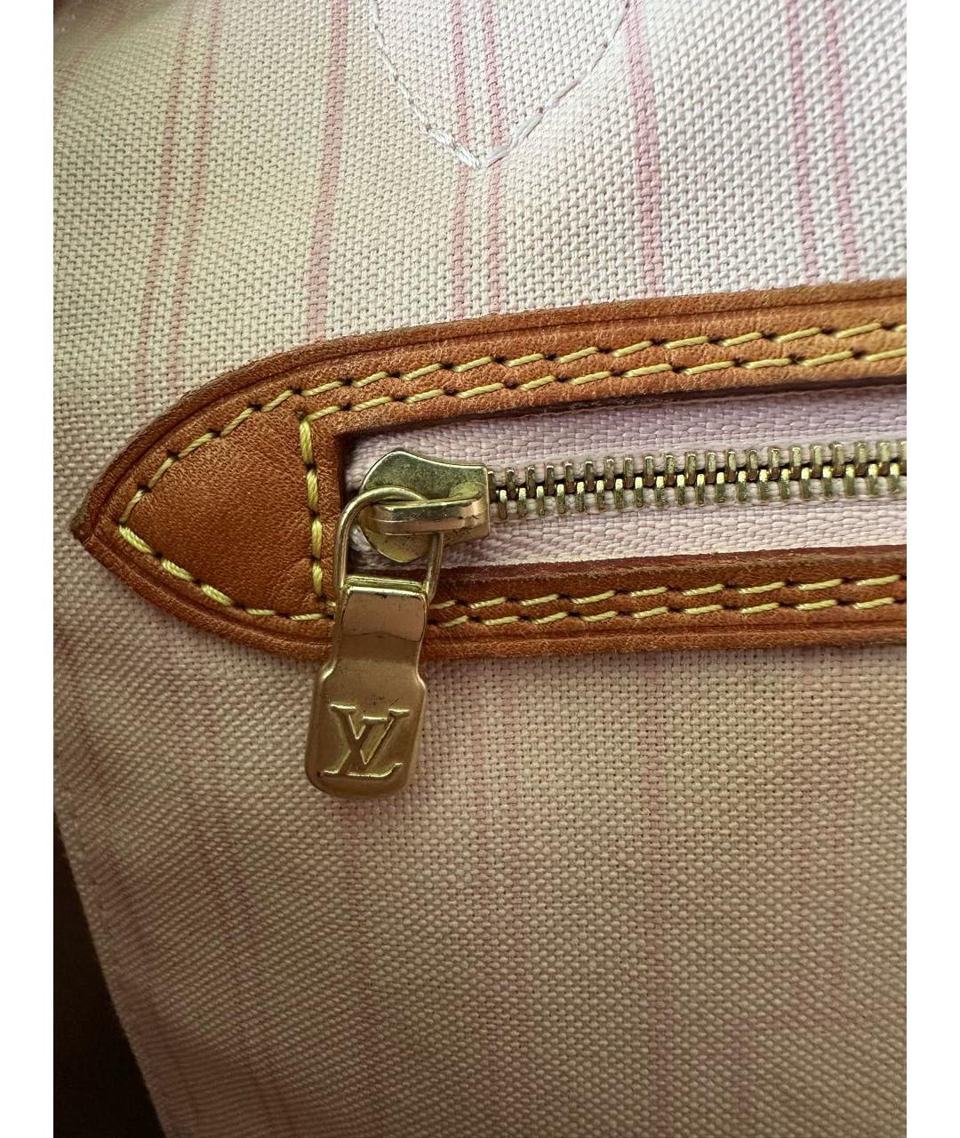 LOUIS VUITTON Белая сумка тоут, фото 7