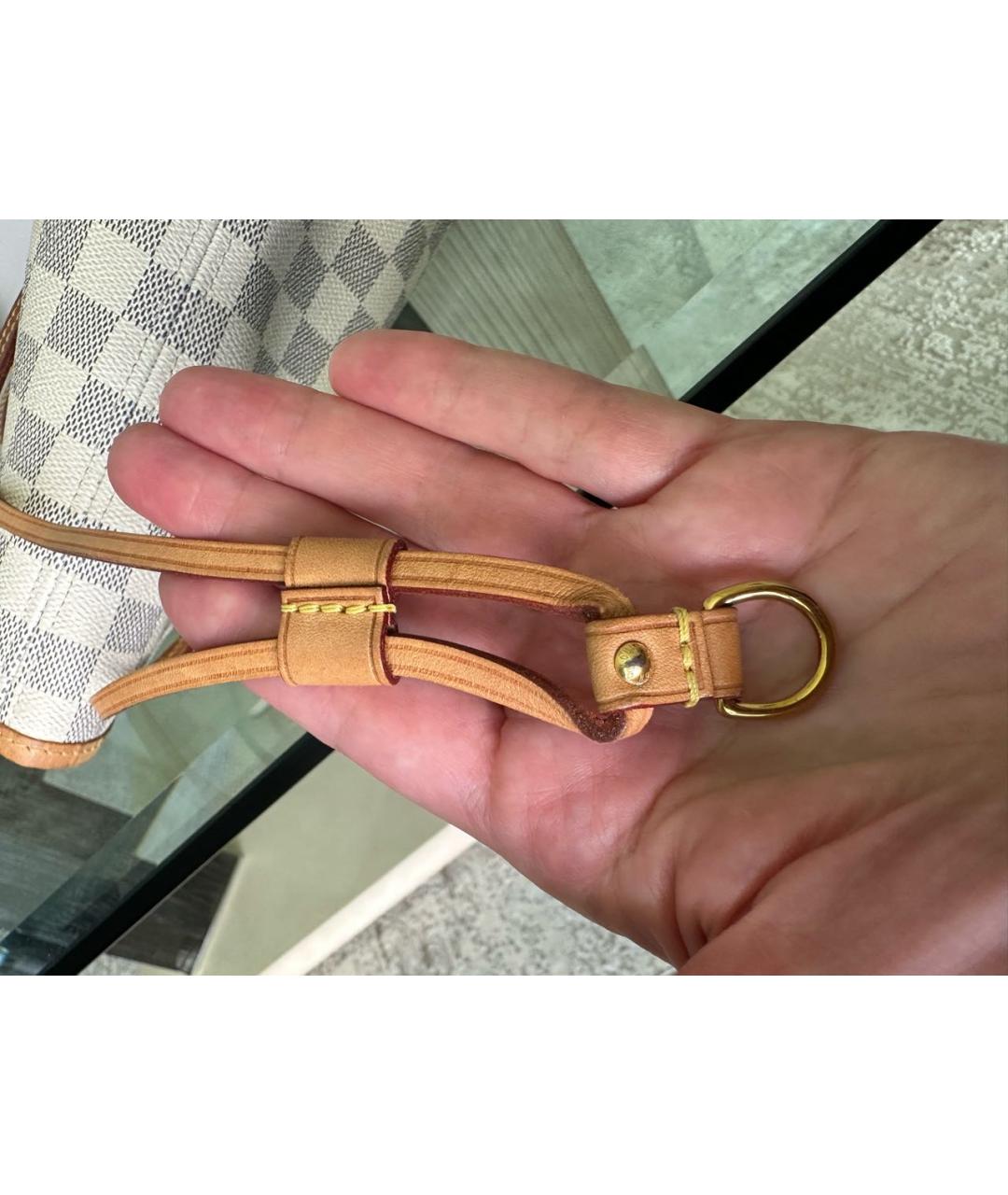 LOUIS VUITTON Белая сумка тоут, фото 6