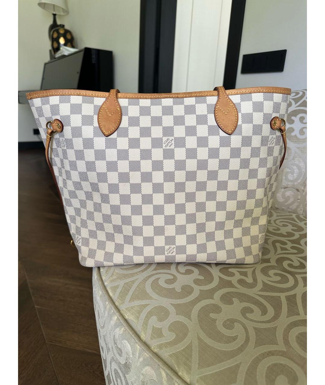 LOUIS VUITTON Белая сумка тоут, фото 9