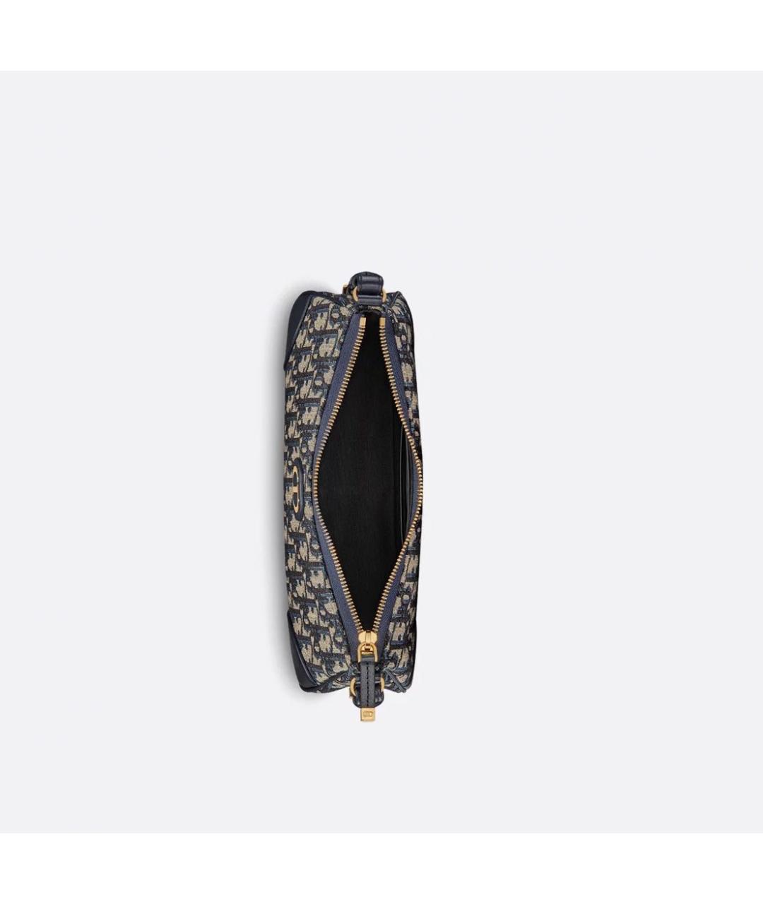 CHRISTIAN DIOR Синяя сумка тоут, фото 3