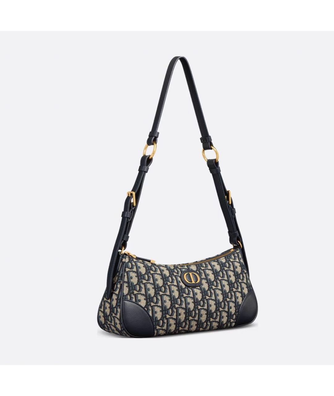 CHRISTIAN DIOR Синяя сумка тоут, фото 2