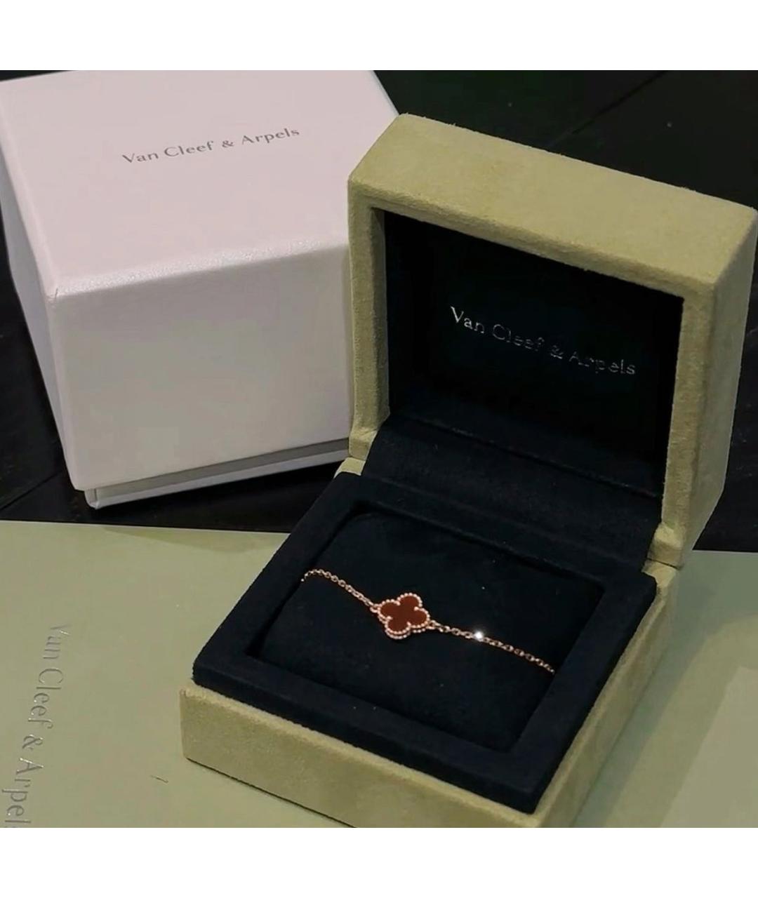 VAN CLEEF & ARPELS Красный браслет из желтого золота, фото 5