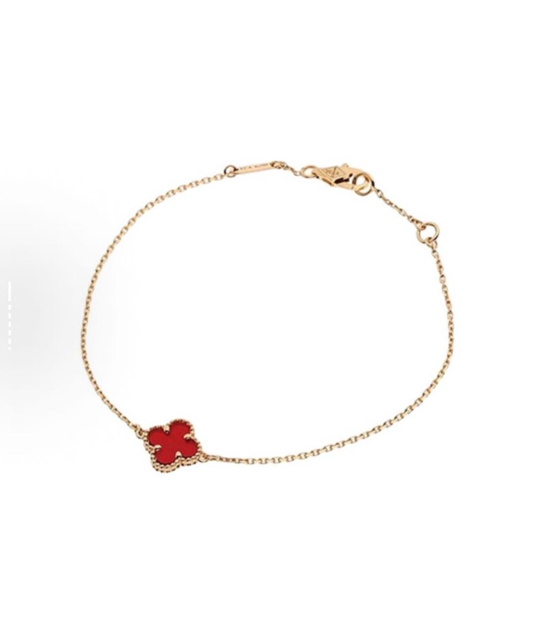 VAN CLEEF & ARPELS Красный браслет из желтого золота, фото 2