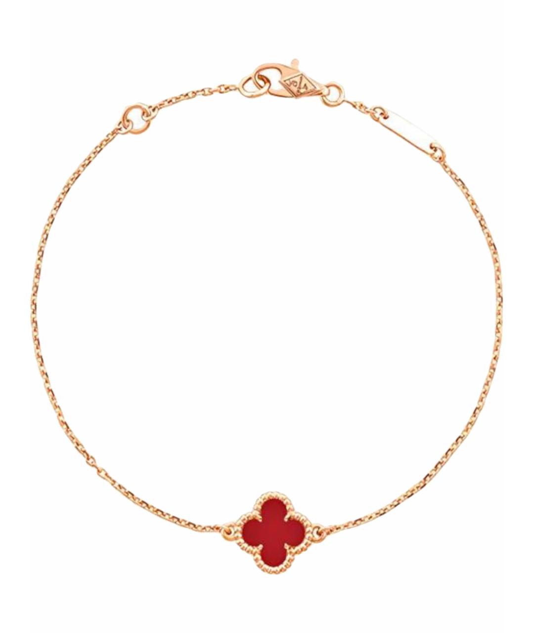 VAN CLEEF & ARPELS Красный браслет из желтого золота, фото 1