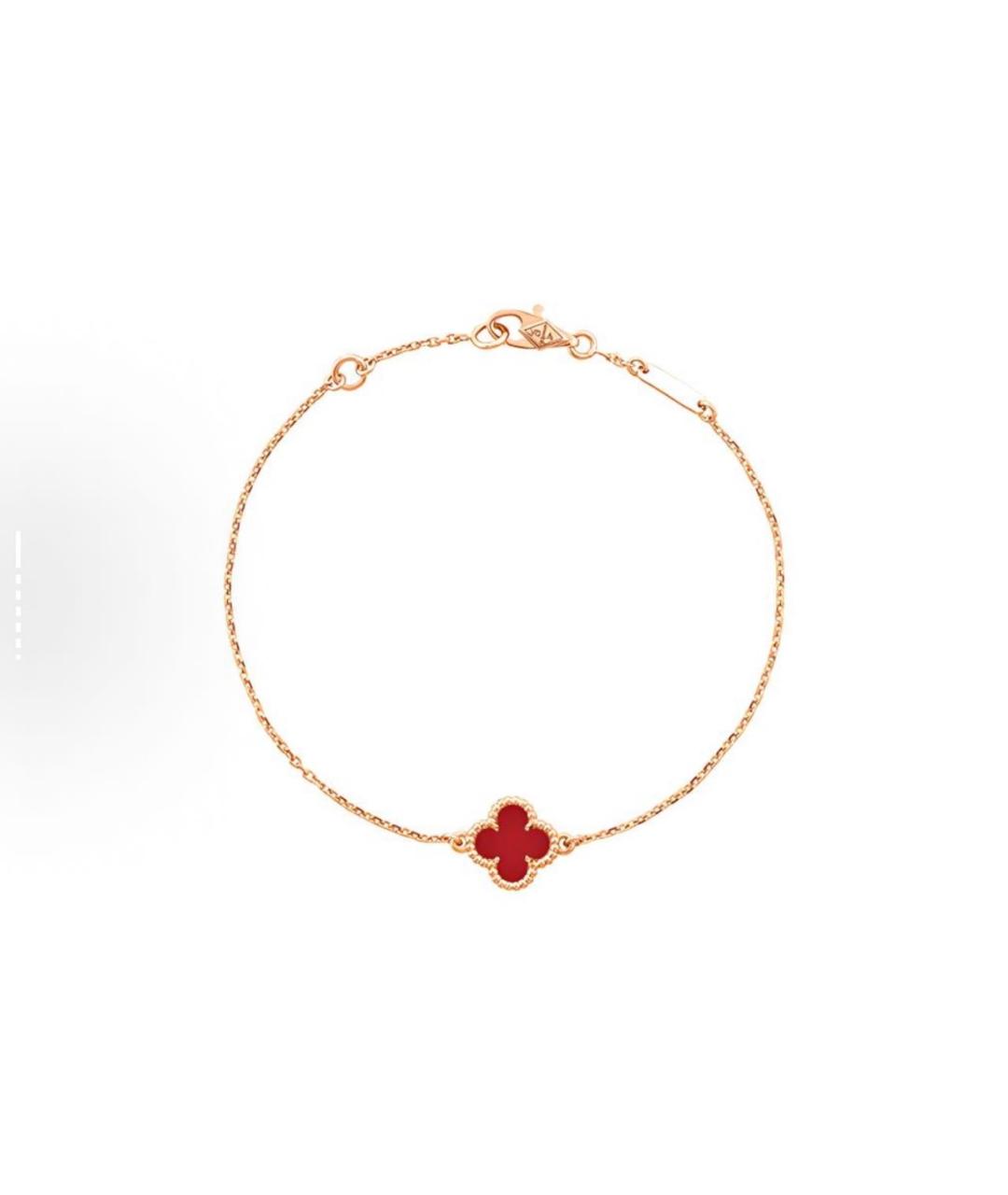 VAN CLEEF & ARPELS Красный браслет из желтого золота, фото 6