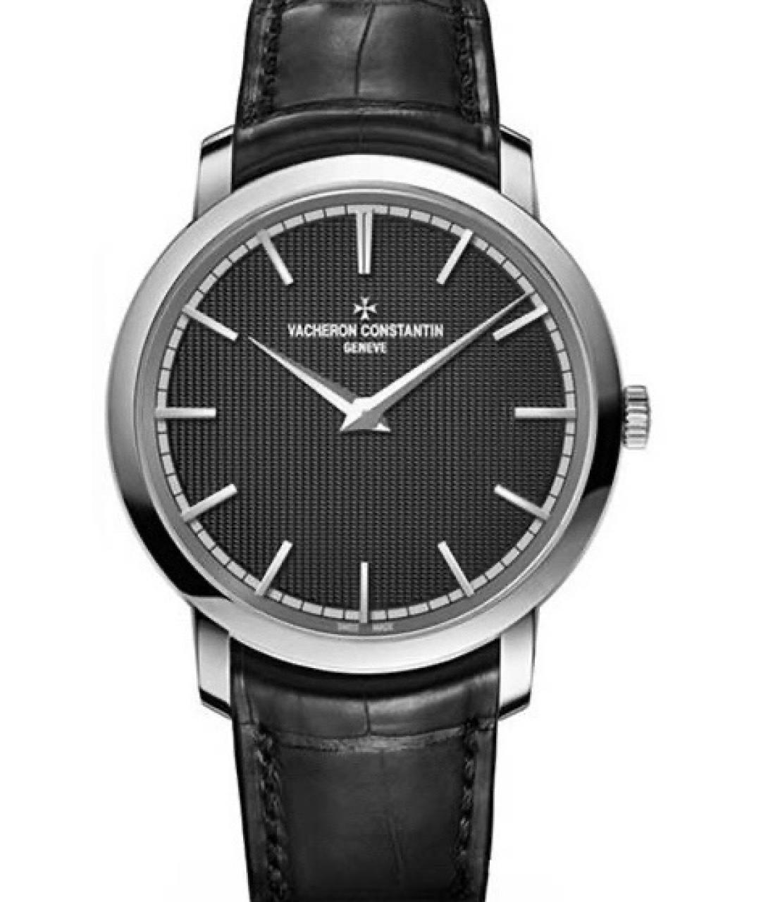 VACHERON CONSTANTIN Черные часы из белого золота, фото 9