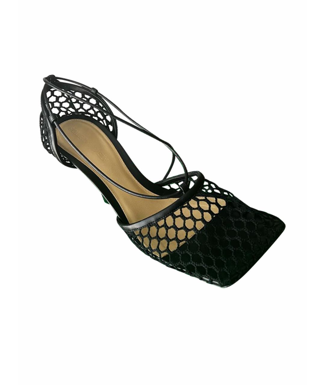 BOTTEGA VENETA Черные босоножки, фото 1