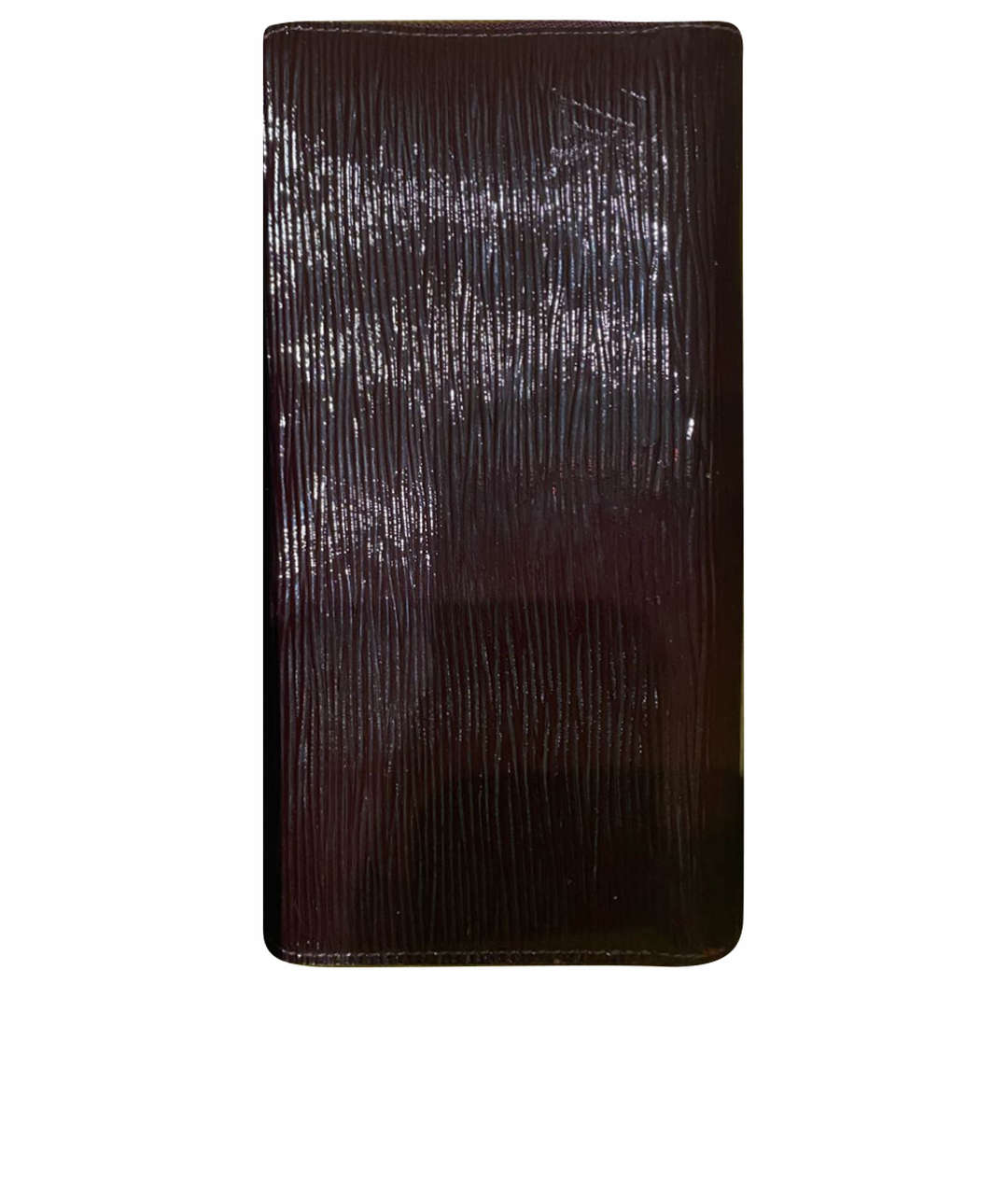 LOUIS VUITTON PRE-OWNED Бордовый кожаный кошелек, фото 1