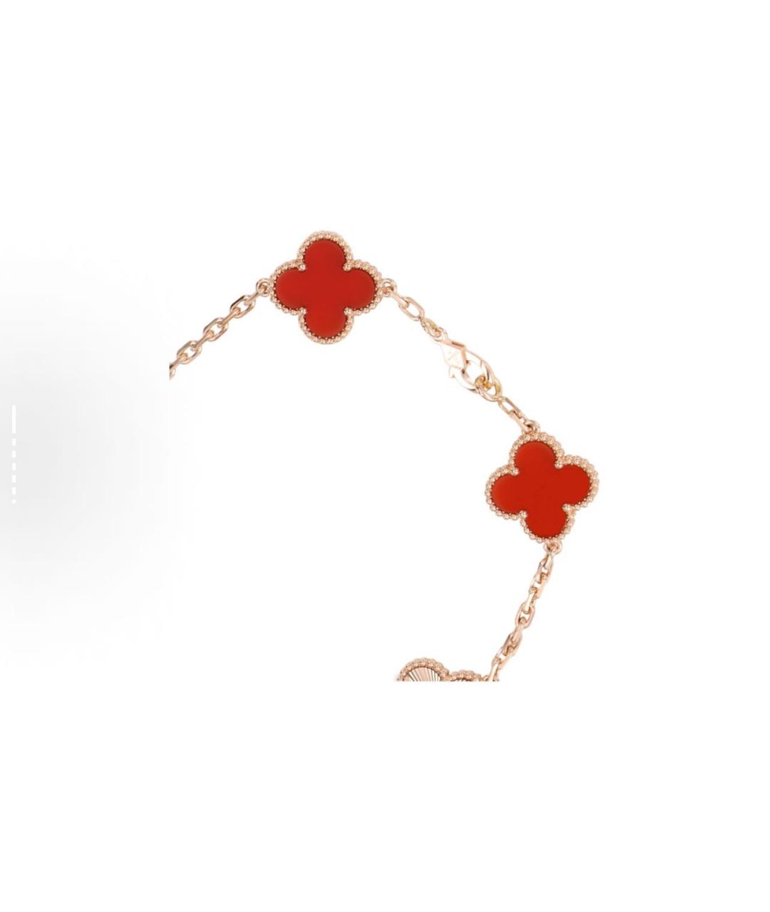 VAN CLEEF & ARPELS Красный браслет из желтого золота, фото 2