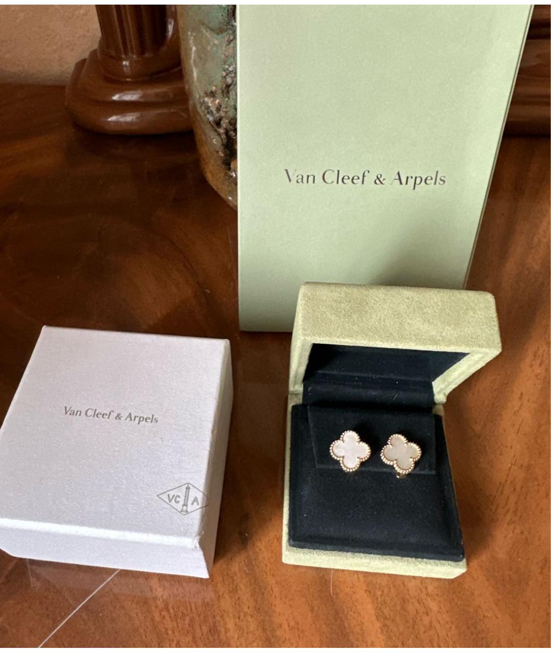 VAN CLEEF & ARPELS Золотые серьги из желтого золота, фото 3