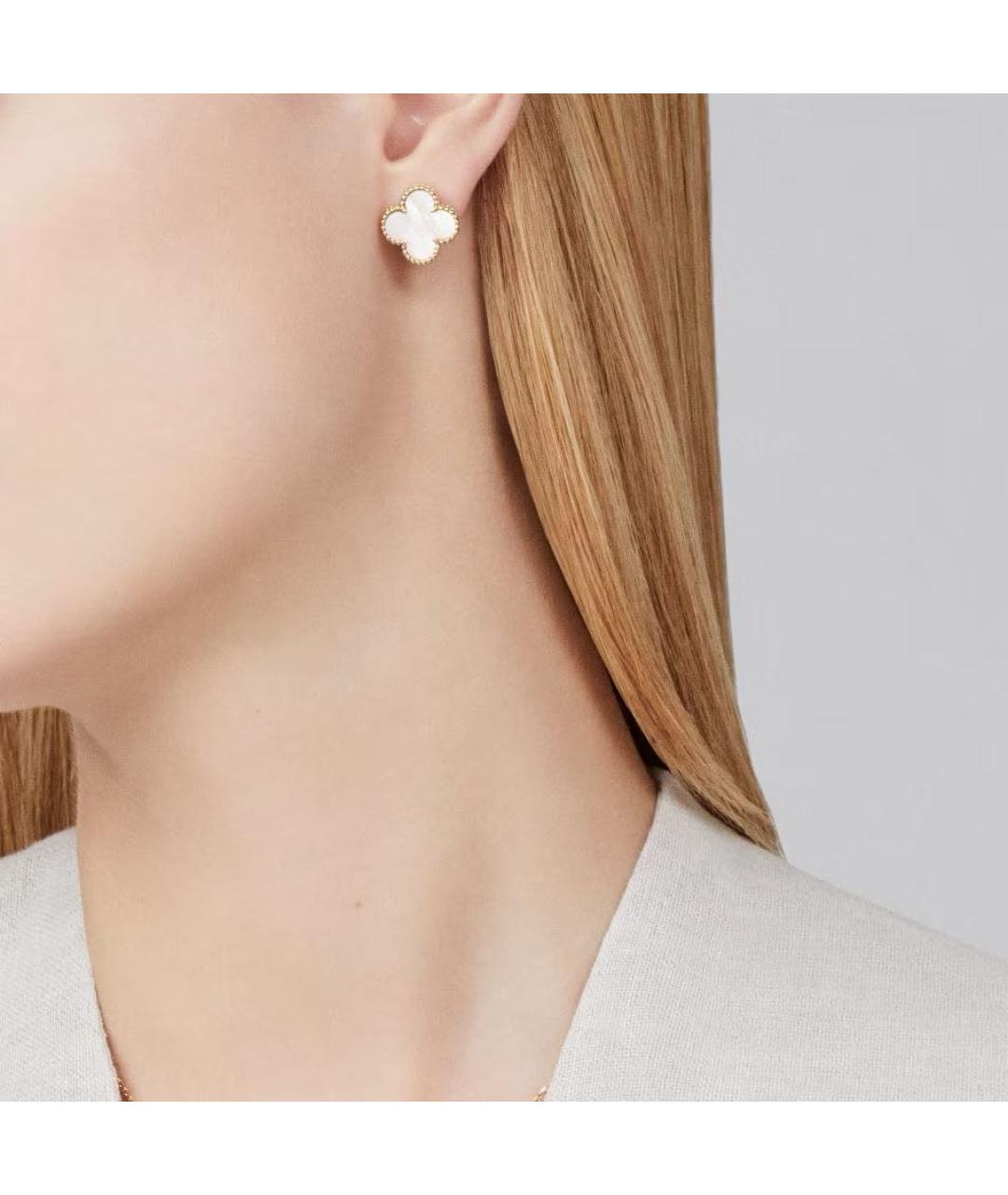 VAN CLEEF & ARPELS Золотые серьги из желтого золота, фото 2