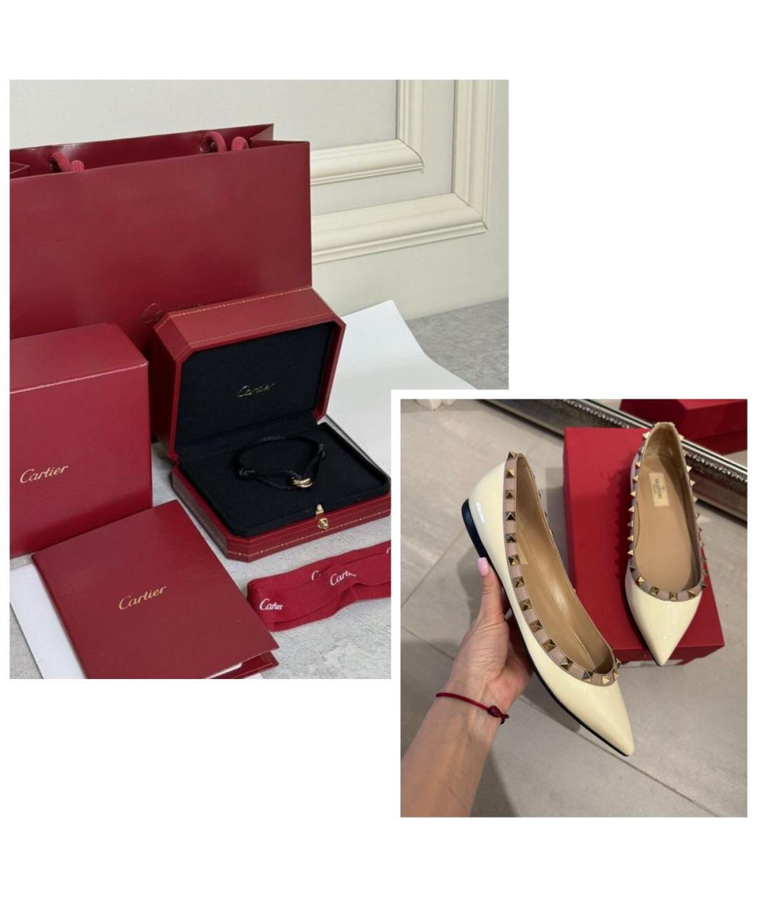 VALENTINO Белые балетки из лакированной кожи, фото 6