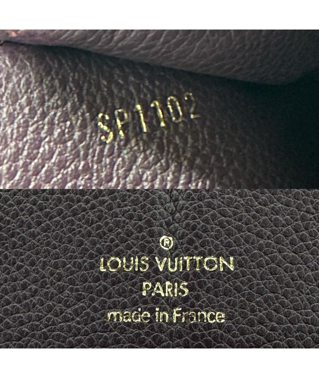 LOUIS VUITTON Фиолетовый кожаный кошелек, фото 6