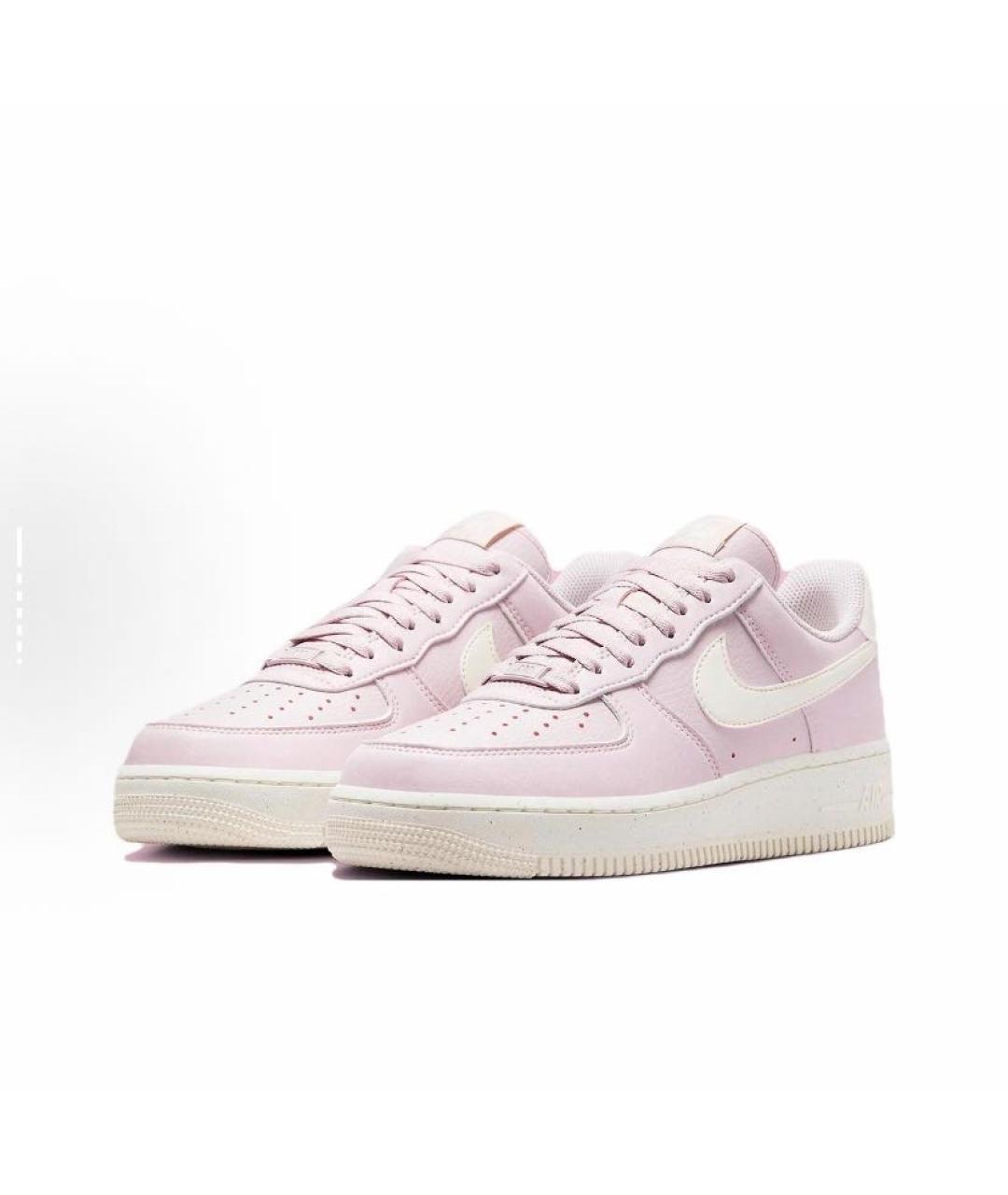 NIKE Коралловые кожаные кроссовки, фото 5