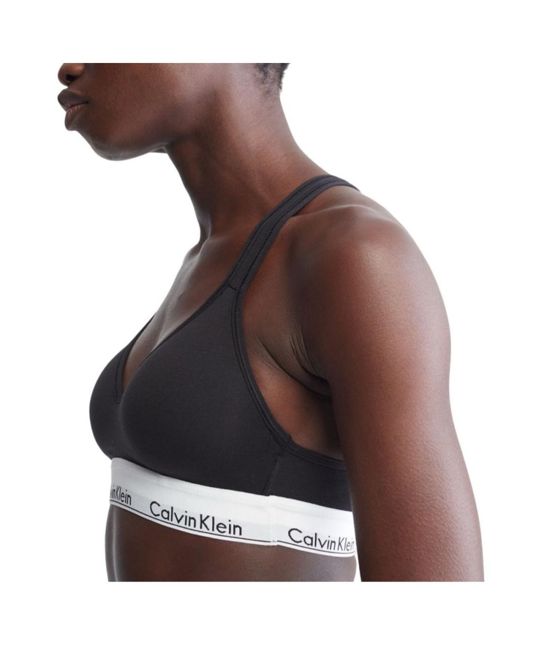CALVIN KLEIN Черный бюстгалтеры, фото 6
