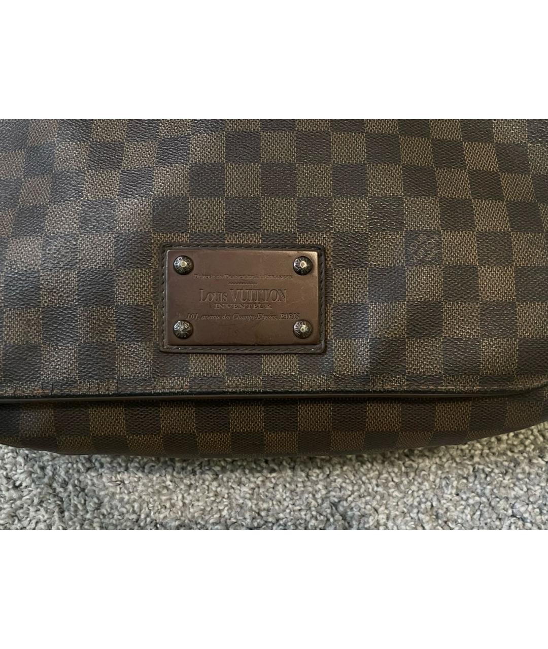 LOUIS VUITTON Коричневая сумка на плечо, фото 4