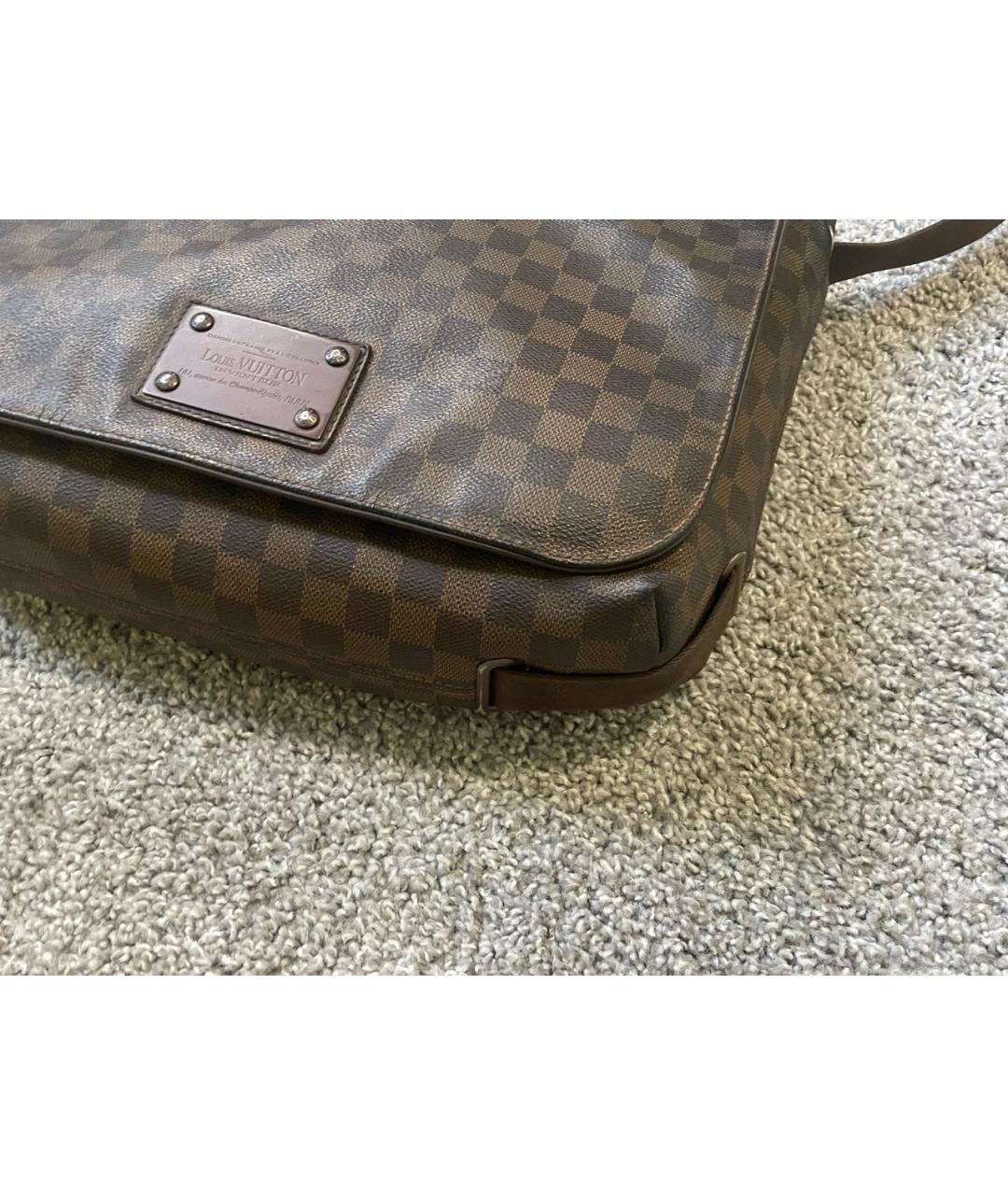 LOUIS VUITTON Коричневая сумка на плечо, фото 3