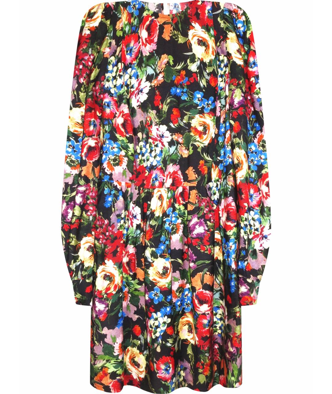 LOVE MOSCHINO Мульти вискозное повседневное платье, фото 1