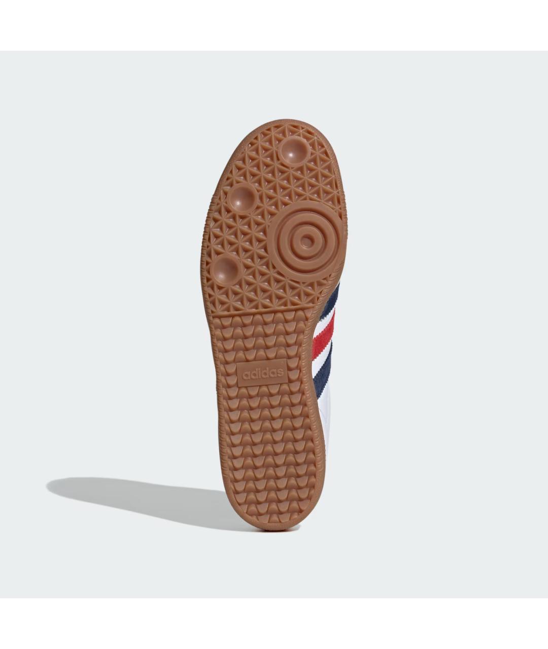 ADIDAS Белые кожаные низкие кроссовки / кеды, фото 6
