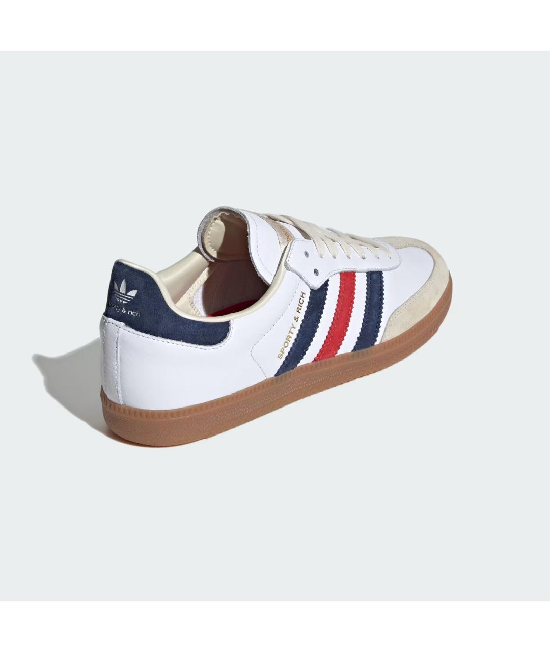 ADIDAS Белые кожаные низкие кроссовки / кеды, фото 7