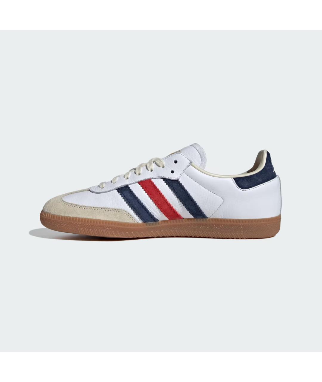 ADIDAS Белые кожаные низкие кроссовки / кеды, фото 8