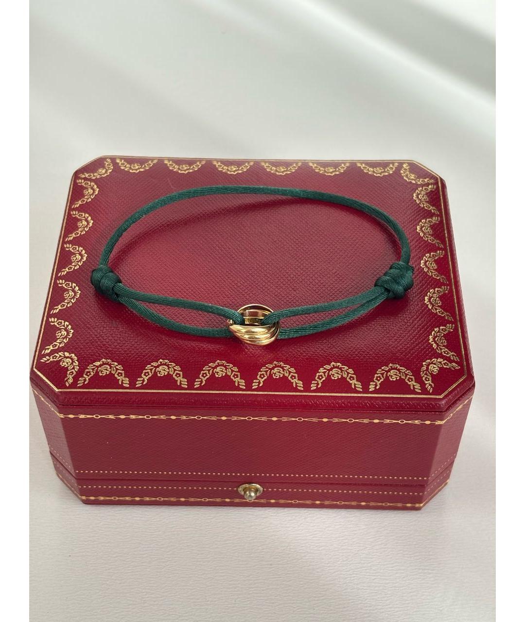 CARTIER Зеленый браслет из желтого золота, фото 6
