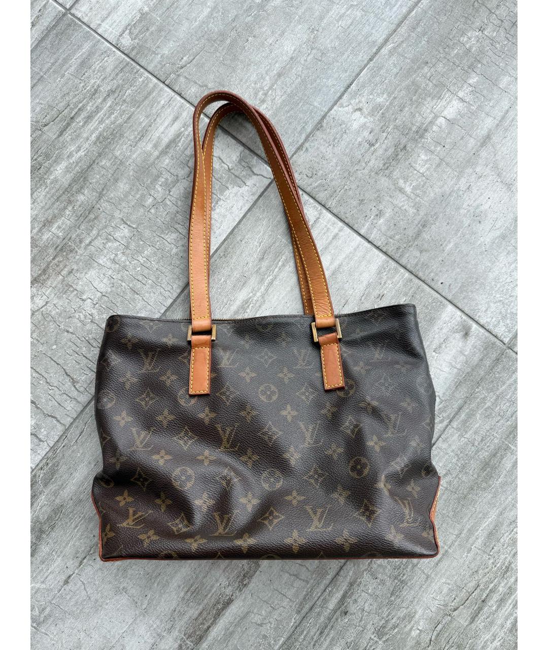 LOUIS VUITTON Коричневая сумка тоут, фото 9