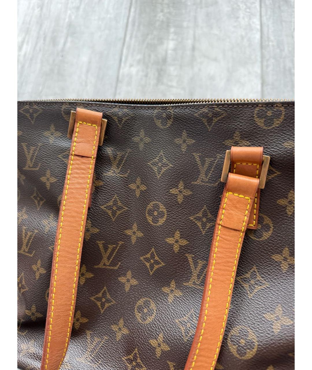 LOUIS VUITTON Коричневая сумка тоут, фото 5