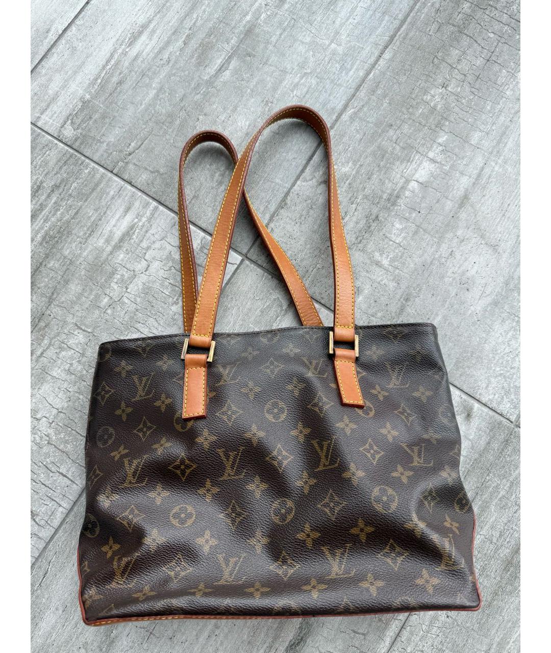 LOUIS VUITTON Коричневая сумка тоут, фото 3