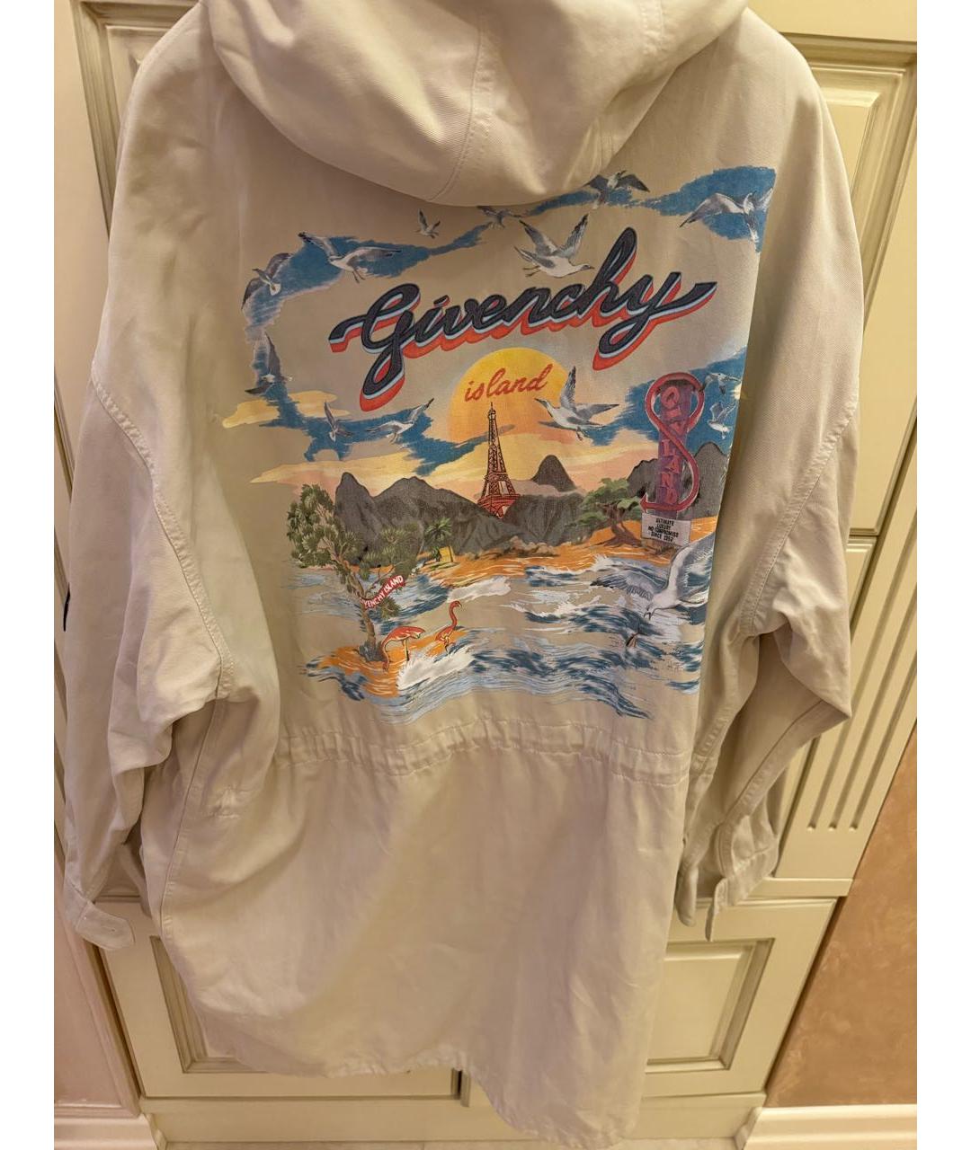GIVENCHY Бежевая хлопковая куртка, фото 3