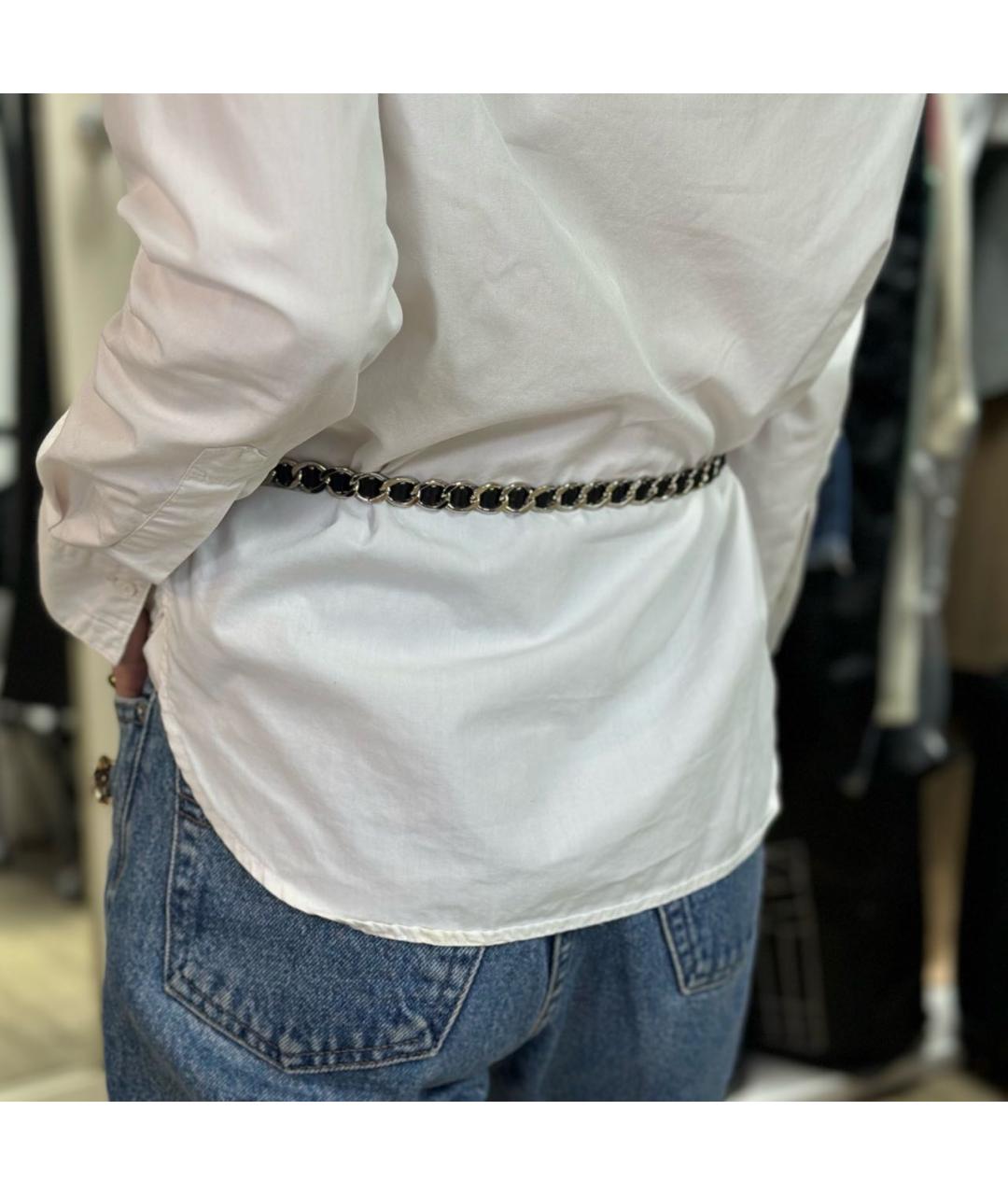 CHANEL Черный ремень, фото 8