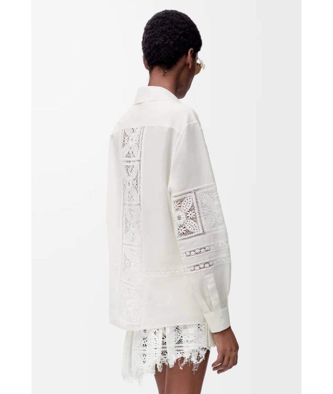 LOEWE Белая хлопковая рубашка, фото 4