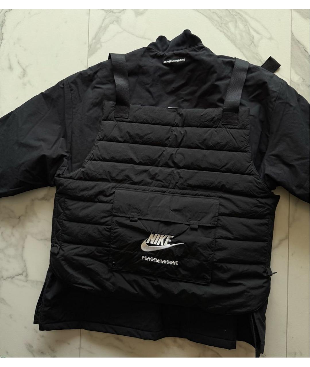 NIKE Черная полиэстеровая куртка, фото 3