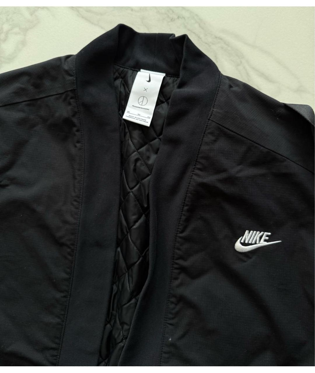 NIKE Черная полиэстеровая куртка, фото 5