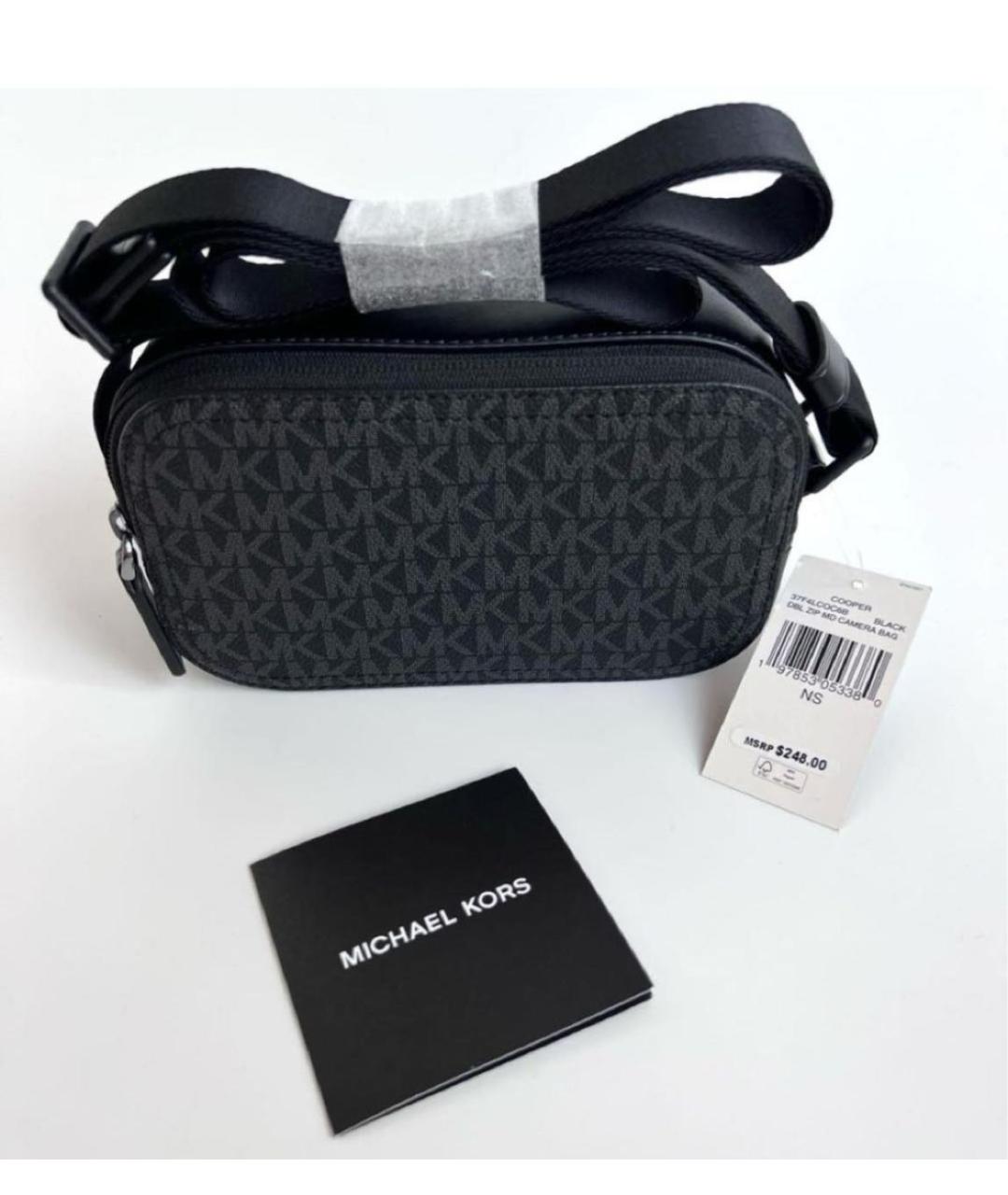MICHAEL KORS Черная сумка на плечо, фото 3