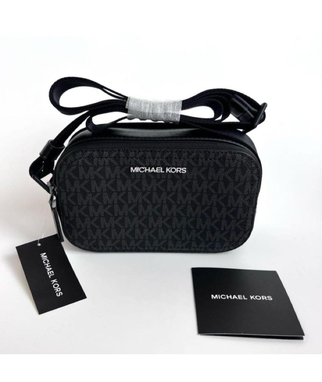 MICHAEL KORS Черная сумка на плечо, фото 5