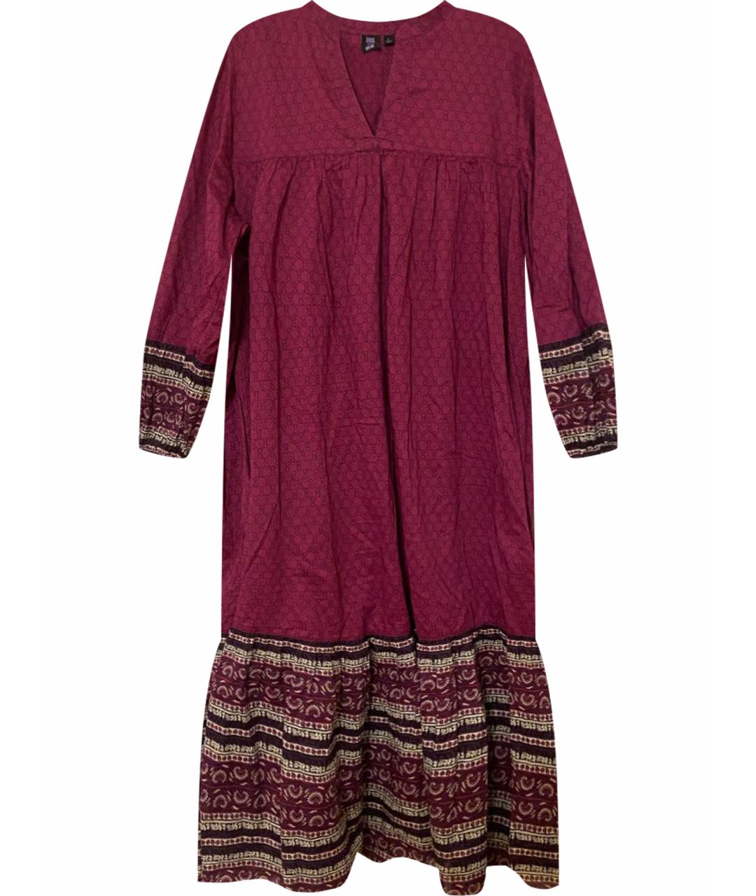 ANNA SUI Фиолетовое хлопковое повседневное платье, фото 1