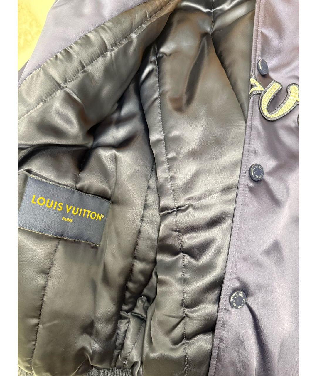 LOUIS VUITTON Синяя полиамидовая куртка, фото 4
