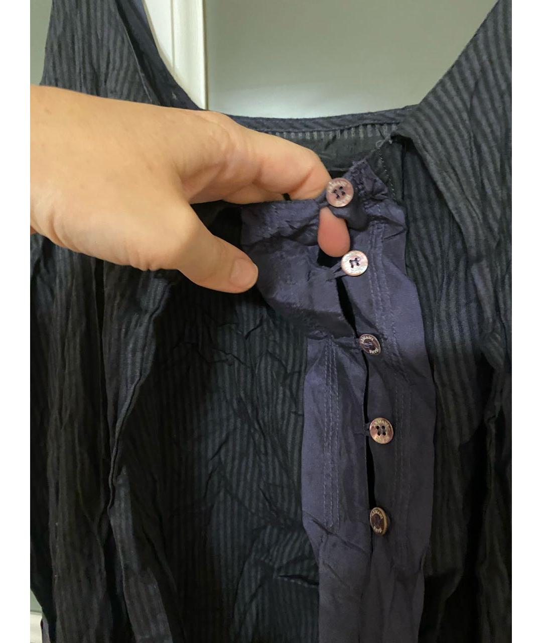 ARMANI JEANS Серый хлопковый сарафан, фото 4