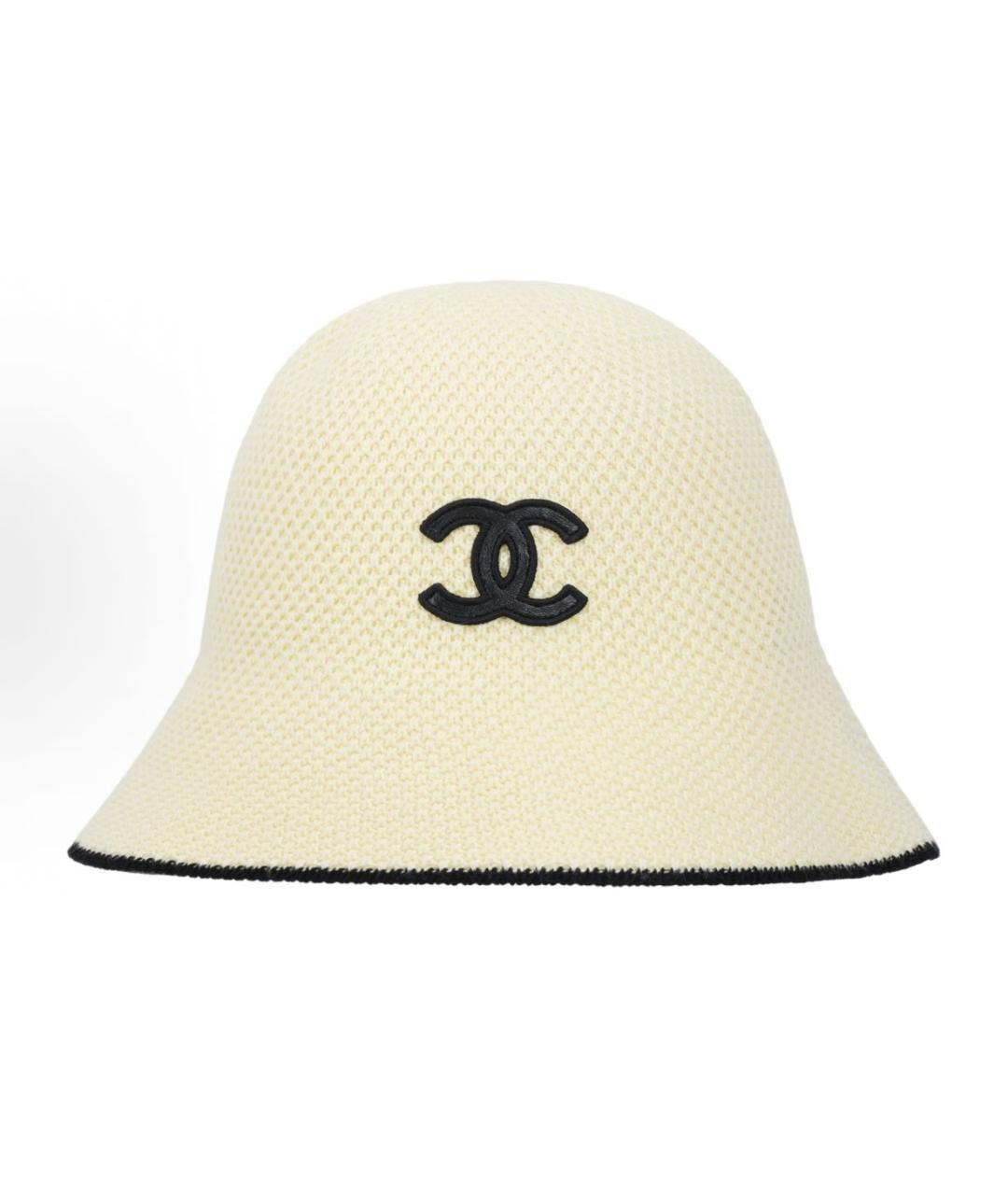 CHANEL Бежевая панама, фото 7