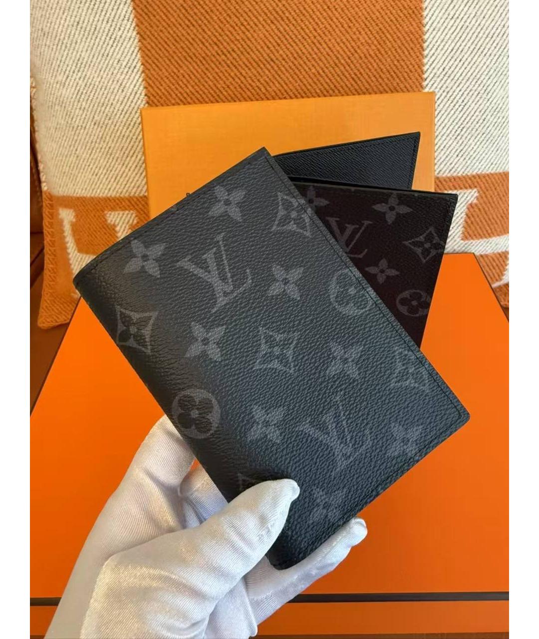 LOUIS VUITTON Черная визитница, фото 2